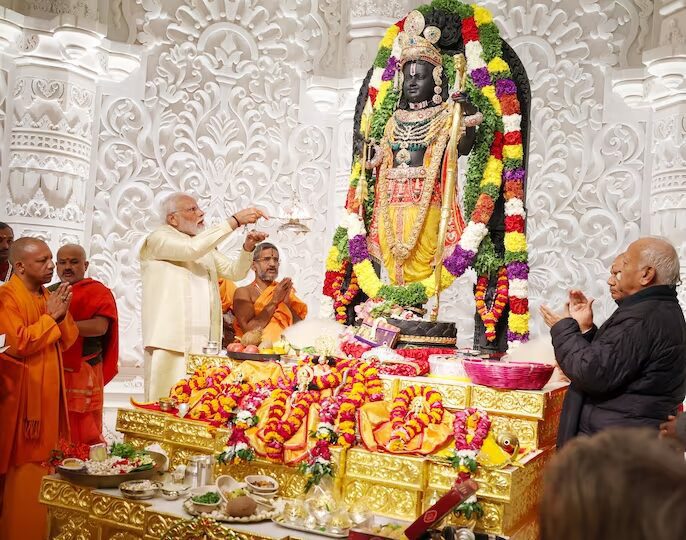 Shri Ram Lalla Idol in Ayodhya